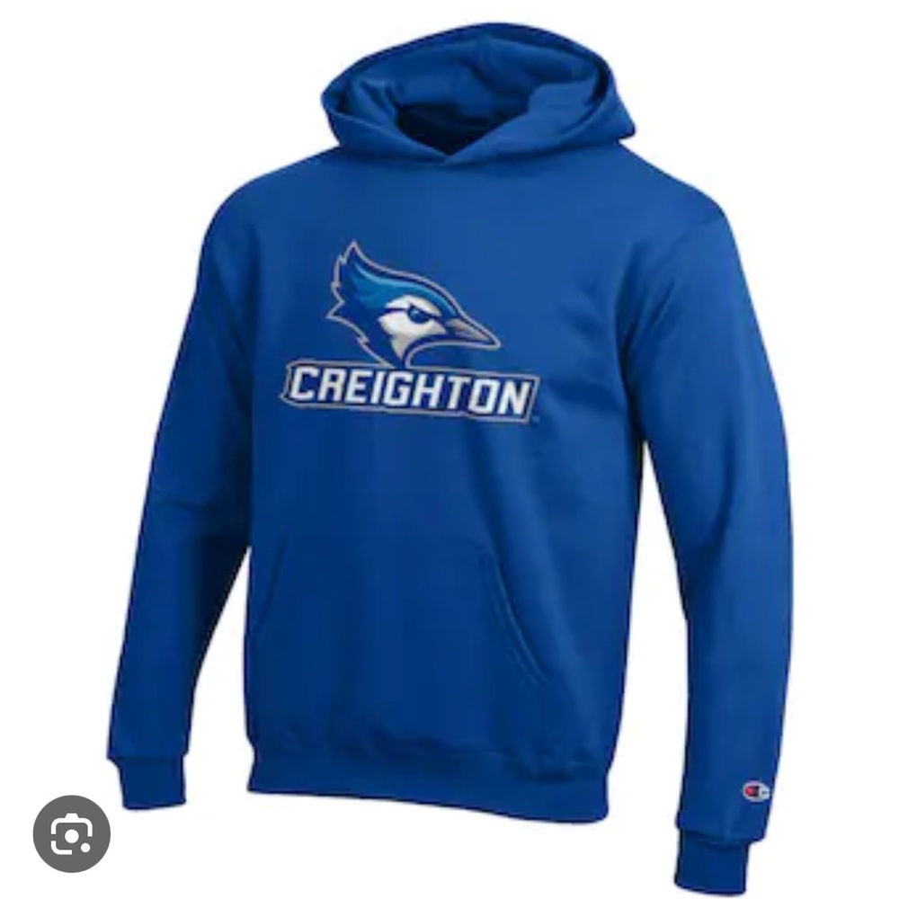 blue creighton hoodie